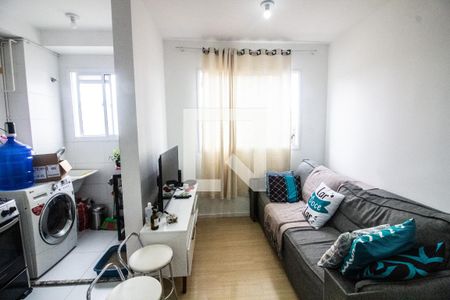 Sala Cozinha Lavanderia Integrado de apartamento à venda com 2 quartos, 40m² em Jardim Esmeralda, São Paulo