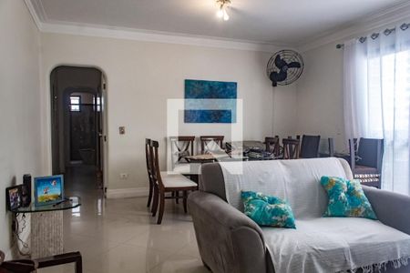 Sala de apartamento para alugar com 3 quartos, 148m² em Barra Funda, Guarujá