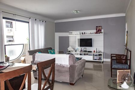 Sala de apartamento para alugar com 3 quartos, 148m² em Barra Funda, Guarujá