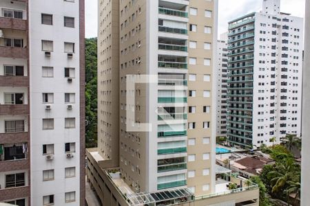 Vista da Sacada de apartamento para alugar com 3 quartos, 148m² em Barra Funda, Guarujá