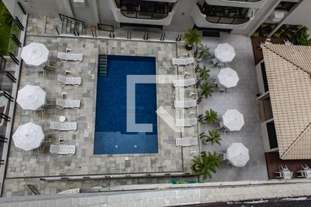 Vista da Sacada de apartamento para alugar com 3 quartos, 148m² em Barra Funda, Guarujá