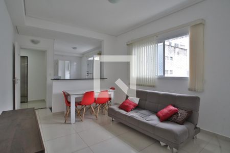 Sala de apartamento para alugar com 2 quartos, 70m² em José Menino, Santos