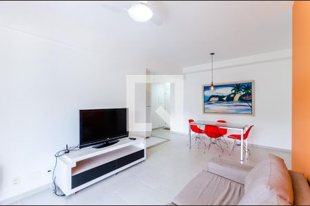 Sala de apartamento para alugar com 2 quartos, 77m² em José Menino, Santos