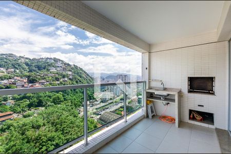 Varanda de apartamento para alugar com 2 quartos, 77m² em José Menino, Santos