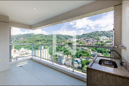 Varanda de apartamento para alugar com 2 quartos, 77m² em José Menino, Santos