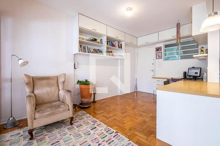 Sala/Cozinha de apartamento para alugar com 1 quarto, 40m² em Pinheiros, São Paulo