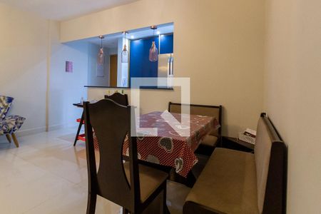 Detalhe da sala de apartamento para alugar com 3 quartos, 110m² em Caiçara, Praia Grande