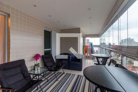 Varanda de apartamento para alugar com 3 quartos, 110m² em Caiçara, Praia Grande