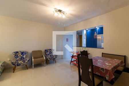 Sala de apartamento para alugar com 3 quartos, 110m² em Caiçara, Praia Grande