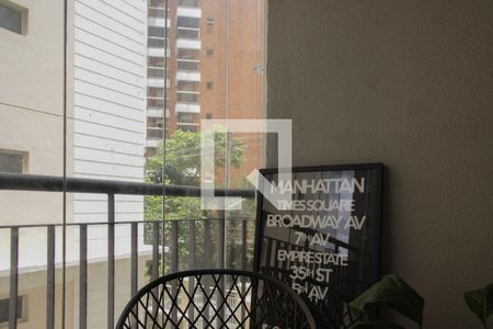 Varanda da Sala de apartamento à venda com 1 quarto, 38m² em Jardim Ampliação, São Paulo