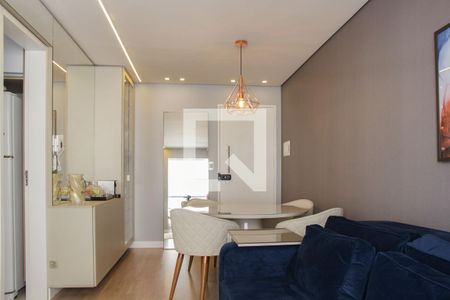Detalhe Sala de apartamento à venda com 1 quarto, 38m² em Jardim Ampliação, São Paulo