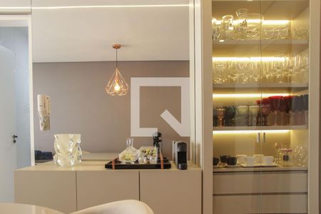 Detalhe Sala de apartamento à venda com 1 quarto, 38m² em Jardim Ampliação, São Paulo