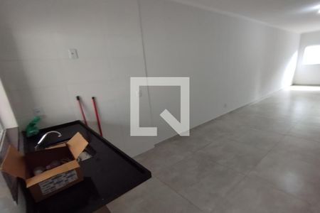Sala - Cozinha de casa para alugar com 3 quartos, 80m² em Distrito de Bonfim Paulista, Ribeirão Preto