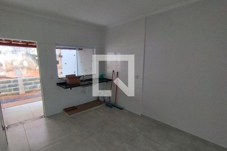 Sala - Cozinha de casa para alugar com 3 quartos, 80m² em Distrito de Bonfim Paulista, Ribeirão Preto