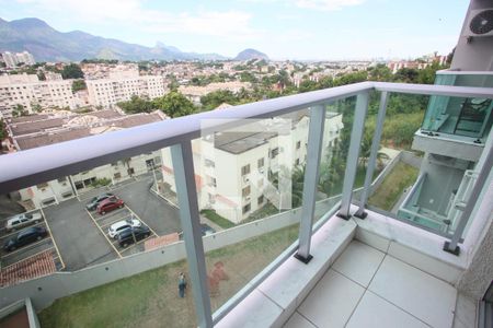 Varanda da Sala de apartamento à venda com 2 quartos, 48m² em Pechincha, Rio de Janeiro