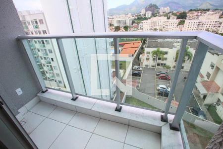 Varanda da Sala de apartamento à venda com 2 quartos, 48m² em Pechincha, Rio de Janeiro