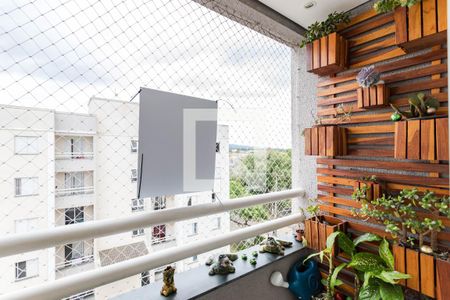 Plaquinha - Sacada de apartamento para alugar com 2 quartos, 49m² em Jundiapeba, Mogi das Cruzes