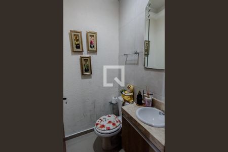 Lavabo de casa de condomínio à venda com 3 quartos, 120m² em Utinga, Santo André