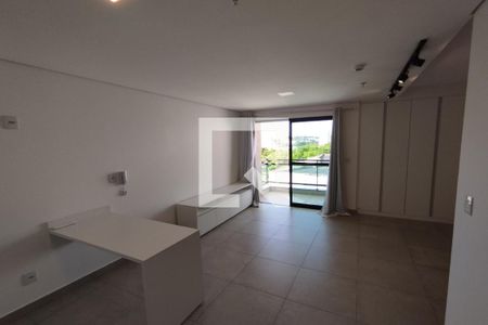 Sala - Dormitório de kitnet/studio para alugar com 1 quarto, 35m² em Jardim Botânico, Ribeirão Preto