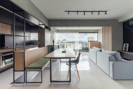 Sala de apartamento à venda com 1 quarto, 73m² em Cerqueira César, São Paulo