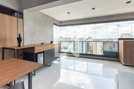 Varanda de apartamento à venda com 1 quarto, 73m² em Cerqueira César, São Paulo