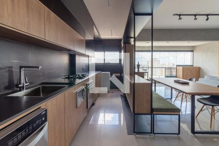 Cozinha  de apartamento à venda com 1 quarto, 73m² em Cerqueira César, São Paulo