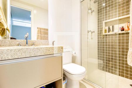 Apartamento para alugar com 74m², 2 quartos e 1 vaga Apartamento para alugar com 74m², 2 quartos e 1 vagaBanheiro Suíte 1