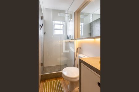 Banheiro de apartamento para alugar com 1 quarto, 39m² em Bela Vista, São Paulo