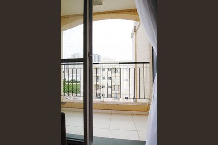 Varanda da Sala de apartamento à venda com 2 quartos, 55m² em Vila Andrade, São Paulo