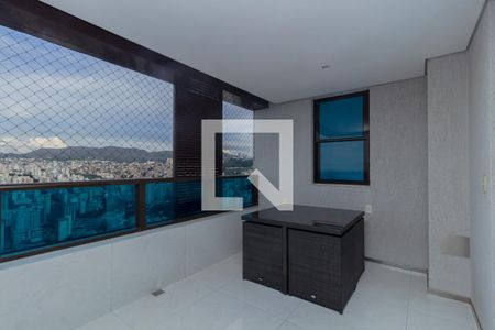 Varanda de apartamento à venda com 4 quartos, 356m² em Luxemburgo, Belo Horizonte