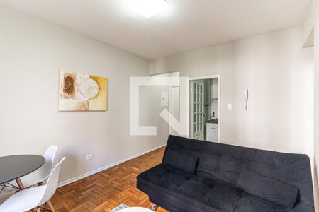 Sala de apartamento para alugar com 1 quarto, 50m² em Vila Buarque, São Paulo