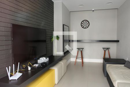 Apartamento para alugar com 32m², 1 quarto e sem vaga Apartamento para alugar com 32m², 1 quarto e sem vagaÁrea comum - Salão de jogos