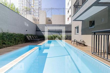 Área comum - Piscina de kitnet/studio para alugar com 1 quarto, 27m² em Jardim Nélia, São Paulo