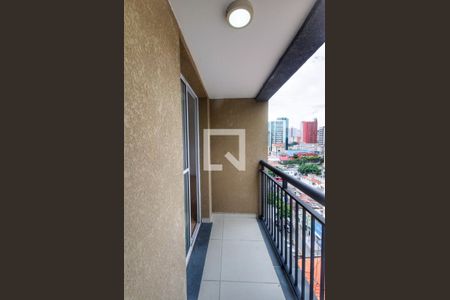 Varanda - Área de Serviço de kitnet/studio para alugar com 1 quarto, 27m² em Jardim Nélia, São Paulo
