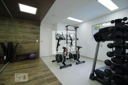 Área comum - Academia de kitnet/studio para alugar com 1 quarto, 27m² em Jardim Nélia, São Paulo