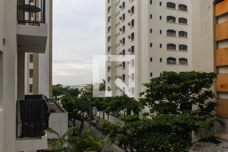 Vista da Sacada de apartamento para alugar com 3 quartos, 95m² em Centro, Guarujá