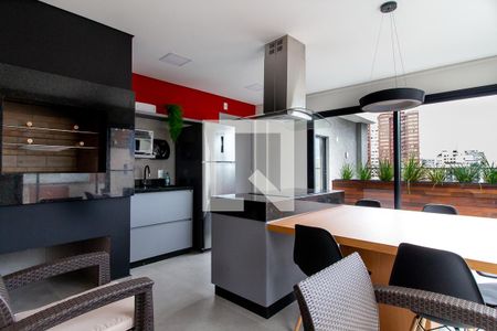 Studio para alugar com 26m², 1 quarto e sem vaga Studio para alugar com 26m², 1 quarto e sem vagaÁrea comum - Churrasqueira