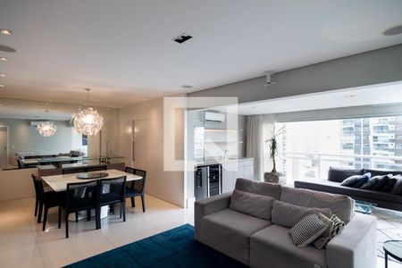 Sala de apartamento para alugar com 2 quartos, 107m² em Cidade Monções, São Paulo