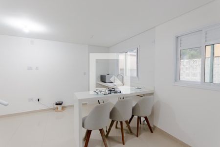 Sala e Cozinha de apartamento à venda com 2 quartos, 106m² em Jardim Santo Alberto, Santo André