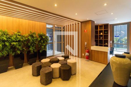 Studio para alugar com 25m², 1 quarto e sem vaga Studio para alugar com 25m², 1 quarto e sem vagaHall de entrada