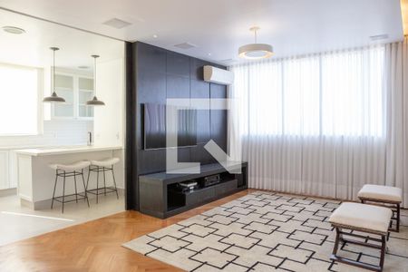 Sala de apartamento para alugar com 2 quartos, 130m² em Vila Ipojuca, São Paulo