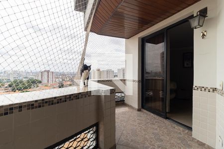 Varanda da Sala de apartamento para alugar com 3 quartos, 146m² em Vila Moinho Velho, São Paulo