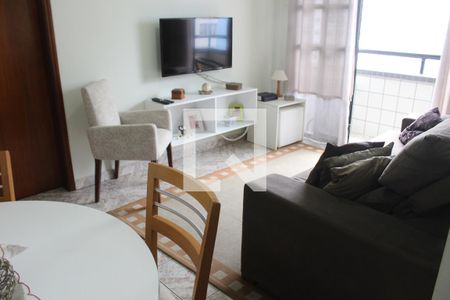 Sala de apartamento para alugar com 1 quarto, 46m² em Itararé, São Vicente
