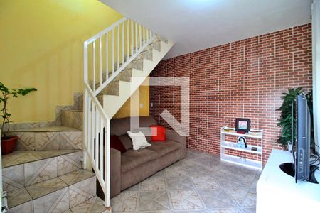 Sala de casa para alugar com 3 quartos, 142m² em Vila Palmares, Santo André