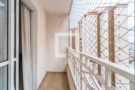 Varanda da Sala de apartamento para alugar com 2 quartos, 73m² em Vila Leopoldina, Santo André