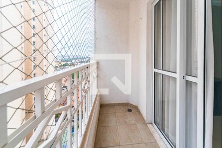Varanda da Sala de apartamento para alugar com 2 quartos, 73m² em Vila Leopoldina, Santo André