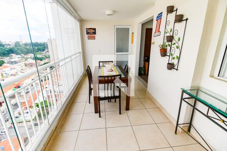 Varanda da Sala de apartamento para alugar com 3 quartos, 92m² em Jardim Caboré, São Paulo