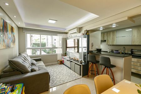 Sala de apartamento à venda com 3 quartos, 75m² em Jardim Carvalho, Porto Alegre