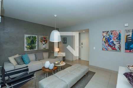 Sala de apartamento à venda com 4 quartos, 141m² em Buritis, Belo Horizonte
