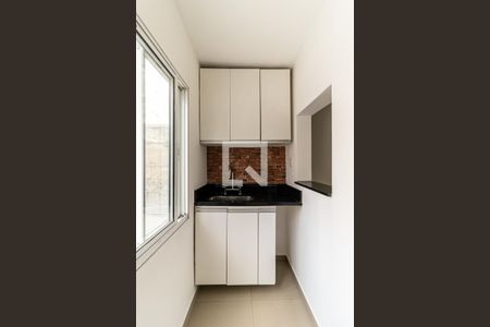 Studio à venda com 29m², 1 quarto e sem vagaCozinha 